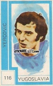 Sticker Yercovic - Campeonato Mundial de Futbol 1974
 - Cromo Crom