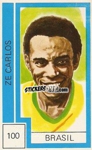 Figurina Ze Carlos - Campeonato Mundial de Futbol 1974
 - Cromo Crom