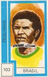 Sticker Zequinha - Campeonato Mundial de Futbol 1974
 n. 103 - Cromo Crom