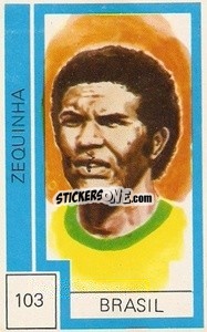 Cromo Zequinha - Campeonato Mundial de Futbol 1974
 - Cromo Crom