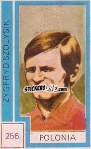 Sticker Zygfryd Szolysik - Campeonato Mundial de Futbol 1974
 - Cromo Crom