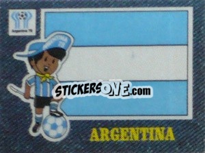 Sticker Argentina - Jean's Football WM 1978
 n. 2 - Panini