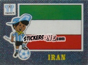 Sticker Iran - Jean's Football WM 1978
 n. 23 - Panini