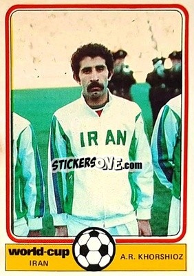 Sticker A. R. Khorshioz - World Cup Football 1978
 - Monty Gum
