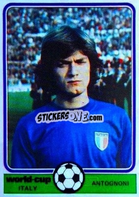 Sticker Antognoni - World Cup Football 1978
 - Monty Gum