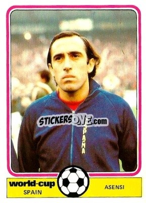 Sticker Asensi - World Cup Football 1978
 - Monty Gum