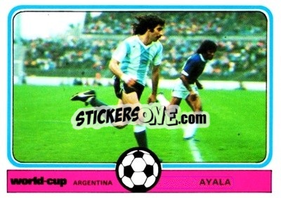 Sticker Ayala - World Cup Football 1978
 - Monty Gum