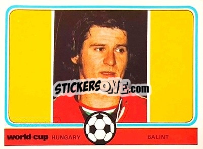 Figurina Balint - World Cup Football 1978
 - Monty Gum