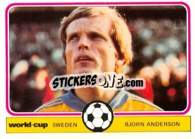 Sticker Bjorn Anderson - World Cup Football 1978
 - Monty Gum