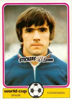 Sticker Cardenosa - World Cup Football 1978
 - Monty Gum