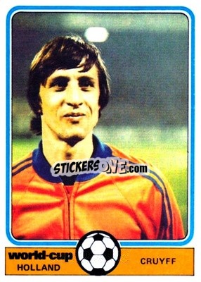 Sticker Cruyff - World Cup Football 1978
 - Monty Gum