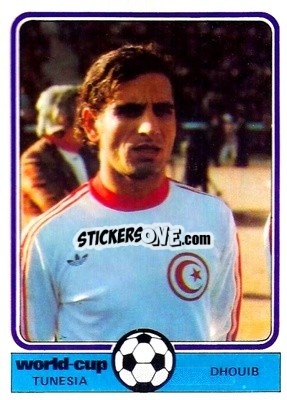 Sticker Dhouib - World Cup Football 1978
 - Monty Gum