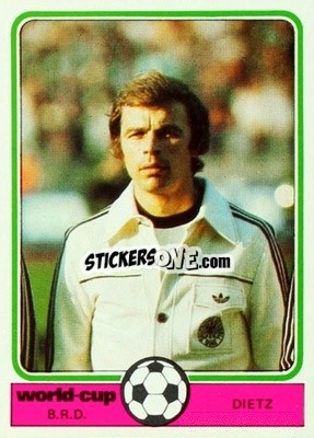 Sticker Dietz - World Cup Football 1978
 n. 44 - Monty Gum