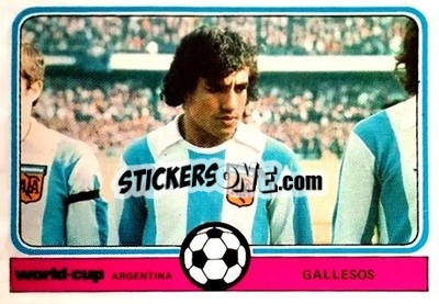 Sticker Gallesos - World Cup Football 1978
 n. 8 - Monty Gum