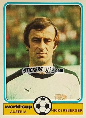 Sticker Hickersberger - World Cup Football 1978
 - Monty Gum