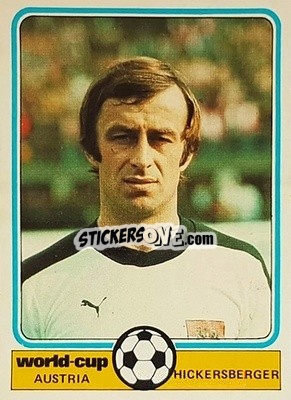 Sticker Hickersberger - World Cup Football 1978
 n. 20 - Monty Gum