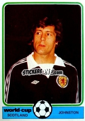 Sticker Johnston - World Cup Football 1978
 - Monty Gum