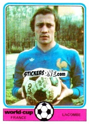 Sticker Lacombe - World Cup Football 1978
 - Monty Gum