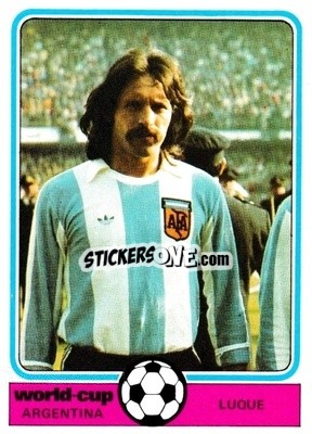 Sticker Luque - World Cup Football 1978
 - Monty Gum