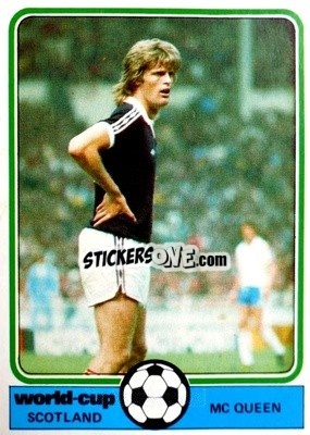 Sticker McQueen - World Cup Football 1978
 n. 182 - Monty Gum