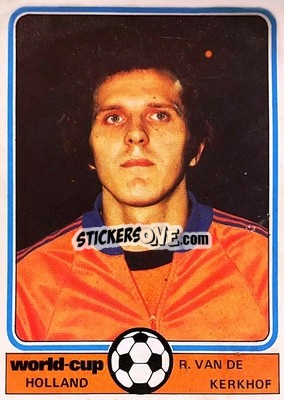Cromo R. Van De Kerkhof - World Cup Football 1978
 n. 76 - Monty Gum