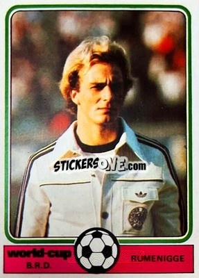 Sticker Karl-Heinz Rummenigge - World Cup Football 1978
 n. 51 - Monty Gum