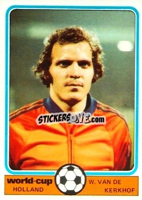 Sticker W. Van De Kerkhof - World Cup Football 1978
 n. 77 - Monty Gum