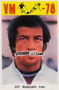 Sticker Abdulahi - Fodbold Argentina 1978
 - LIBERO VM
