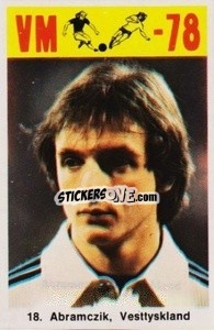 Sticker Abramczik - Fodbold Argentina 1978
 - LIBERO VM
