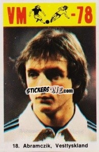 Sticker Abramczik - Fodbold Argentina 1978
 n. 18 - LIBERO VM
