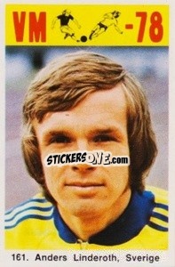Sticker Anders Linderoth - Fodbold Argentina 1978
 - LIBERO VM
