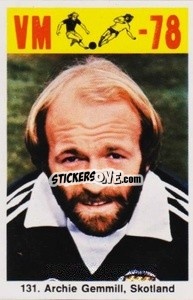 Sticker Archie Gemmill - Fodbold Argentina 1978
 - LIBERO VM
