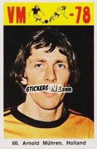 Sticker Arnold Mühren - Fodbold Argentina 1978
 n. 66 - LIBERO VM
