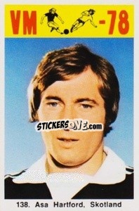 Sticker Asa Hartford - Fodbold Argentina 1978
 - LIBERO VM
