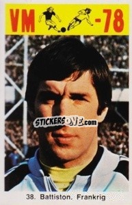 Sticker Battiston - Fodbold Argentina 1978
 - LIBERO VM
