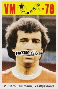 Cromo Bern Cullmann - Fodbold Argentina 1978
 n. 2 - LIBERO VM
