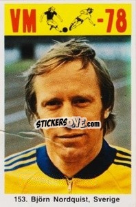 Sticker Bjôrn Nordquist - Fodbold Argentina 1978
 - LIBERO VM
