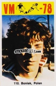 Sticker Boniek - Fodbold Argentina 1978
 n. 110 - LIBERO VM

