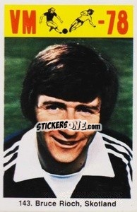 Sticker Bruce Rioch - Fodbold Argentina 1978
 - LIBERO VM
