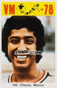 Sticker Chavez - Fodbold Argentina 1978
 - LIBERO VM
