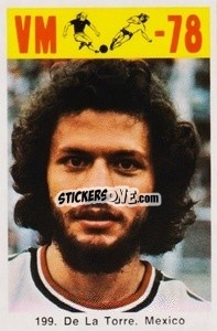 Sticker De La Torre - Fodbold Argentina 1978
 n. 199 - LIBERO VM
