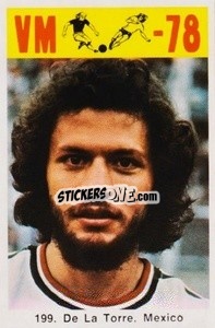 Sticker De La Torre - Fodbold Argentina 1978
 - LIBERO VM
