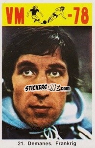 Sticker Demanes - Fodbold Argentina 1978
 - LIBERO VM
