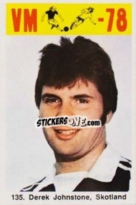 Sticker Derek Johnstone - Fodbold Argentina 1978
 n. 135 - LIBERO VM

