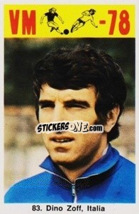 Sticker Dino Zoff - Fodbold Argentina 1978
 n. 83 - LIBERO VM

