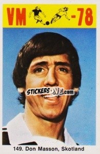 Sticker Don Masson - Fodbold Argentina 1978
 - LIBERO VM
