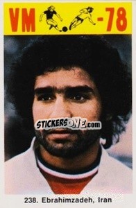 Sticker Ebrahimzadeh - Fodbold Argentina 1978
 n. 238 - LIBERO VM
