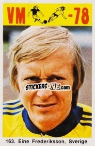 Sticker Eine Frederiksson - Fodbold Argentina 1978
 n. 163 - LIBERO VM
