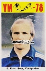 Cromo Erich Baer - Fodbold Argentina 1978
 n. 12 - LIBERO VM
