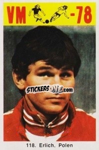 Sticker Erlich - Fodbold Argentina 1978
 - LIBERO VM
